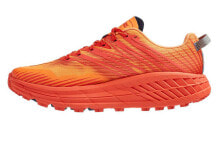 HOKA ONE ONE Speedgoat 4 专业越野 低帮 跑步鞋 男款 橙色 / Кроссовки HOKA ONE ONE Speedgoat 4 1106525-FBOR