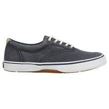 Купить синие мужские кроссовки Sperry: Sperry Halyard Cvo Saltwashed Lace Up Mens Blue Sneakers Casual Shoes STS23582