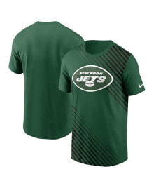 Nike men's Green New York Jets Yard Line Fashion Asbury T-shirt