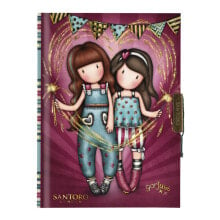 Diary Gorjuss Fireworks Maroon (12.8 x 17.5 x 2 cm)