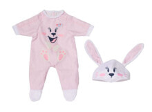 Одежда для кукол bABY born Bunny Cuddly Suit 43cm Костюм для подвижных игр для куклы 834473