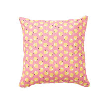 Cushion Benetton Yellow Pink Apple 40 x 40 cm Squared