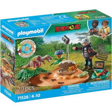 PLAYMOBIL Stegosaurus Nest With Egg Thief Construction Game