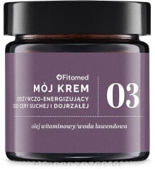 Pflegende und energetisierende Gesichtscreme für trockene Haut - Fitomed Cream With Vitamin Oil Nr3