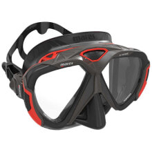 Masks and snorkels for scuba diving