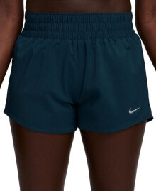 Nike women's One Dri-FIT Mid-Rise Brief-Lined Shorts