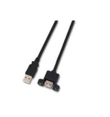 Alcasa 2511-05E кабельный разъем/переходник USB A Черный
