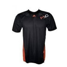 Мужские спортивные футболки Мужская футболка спортивная черная с логотипом Adidas F50 ST CC Jsy