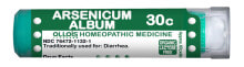 Витамины и БАДы для пищеварительной системы Ollois Arsenicum Album 30C Безлактозное гомеопатическое средство от диареи 80 пеллет