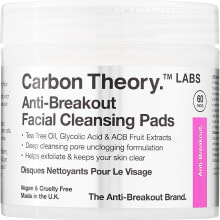 Gesichtsreinigungstücher mit Teebaumöl - Carbon Theory Cleansing Pads Tea Tree Oil