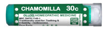 Витамины и БАДы для пищеварительной системы Ollois Chamomilla 30C Гомеопатическое средство с ромашкой для прорезывания зубов, от раздражительности и беспокойства 80 пеллет