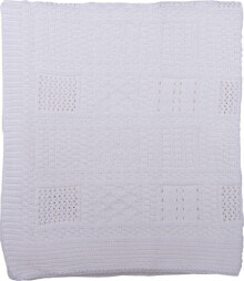 Покрывала, подушки и одеяла для малышей одеяло из органического хлопка, 75x75 см белый цвет Kitikate