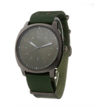 Мужские наручные часы с ремешком Мужские наручные часы с зеленым кожаным ремешком Folli Follie WT14T001SDVM ( 40 mm)