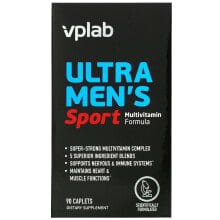 Витаминно-минеральные комплексы Вплаб, Ultra Men’s, мультивитамины для мужчин для физической активности, 90 капсул