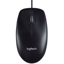 Компьютерные мыши проводная оптическая мышь Logitech - M90
