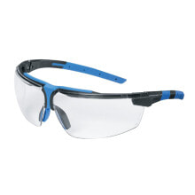 UVEX Arbeitsschutz i-3 AR 9190 839 - Safety glasses - Any gender - EN 166 - EN 170 - Black - Blue - Transparent - Polycarbonate