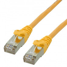 MCL Samar CAT 6A S/FTP LSZH Patch cable - 0.3m Yel - Cable - Network