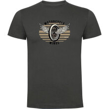 KRUSKIS Motorcycle Wings Short Sleeve T-Shirt