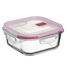 TATAY Cook And Eat Glass Square 800ml Airtight Container