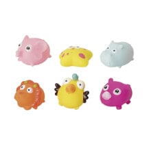 OLMITOS Red 6 Toys Bath Animals