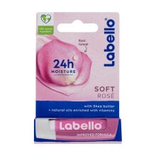 Купить средства для ухода за кожей губ Labello: Labello Soft Rosé 24h Moisture Lip Balm 4,8 g lippenbalsam für Frauen