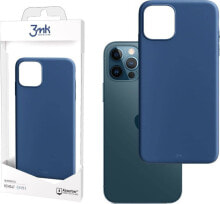 Чехол силиконовый синий iPhone 12 Mini 3MK