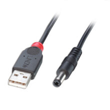 Lindy 70267 USB кабель 1,5 m 2.0 USB A Постоянный ток Черный