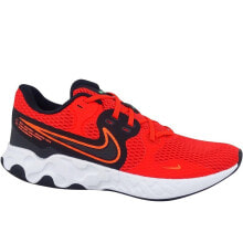 Мужская спортивная обувь для бега мужские кроссовки спортивные для бега красные текстильные низкие с белой подошвой Nike Renew Ride 2