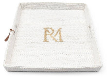 RM Monogram Tablett quadratisch