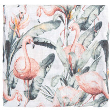 BIMBIDREAMS Flamingo Bamboo Muslins 120X120 Cm