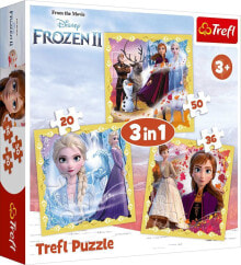 Детские развивающие пазлы trefl Puzzle 3w1 Moc Anny i Elsy TREFL