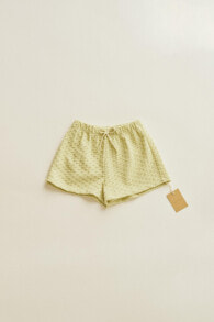 Timelesz - popcorn knit bermuda shorts