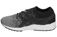 Asics Gel-Kayano Trainer Knit 黑灰 跑步鞋 / Кроссовки Asics Gel-Kayano Trainer Knit H804N-9090