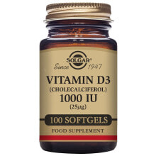 Витамин D sOLGAR Vitamin D3 -- Витамин D3 1000 МЕ 25 мкг 100 капсул