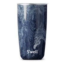 SWELL Azurite Marble 530ml Thermos Tumbler With Lid