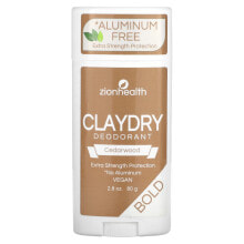ClayDry Deodorant, Bold, Cedarwood, 2.8 oz (80 g)