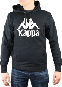 Купить мужские спортивные толстовки Kappa: Kappa Bluza męska Taino Hooded czarna r. M (705322-19-4006)