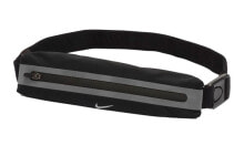 Nike Slim 2.0轻便轻盈跑步 尼龙布 腰包 男女同款 黑银色 / Сумка Nike Slim 2.0 CV1116-082