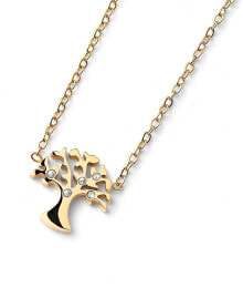 Ювелирные колье gold plated necklace Tree of Life Flourish 12153G