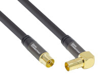 Комплектующие для телекоммуникационных шкафов и стоек alcasa GC-M2077 коаксиальный кабель 10 m IEC/coax Черный