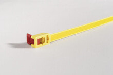 Комплектующие для телекоммуникационных шкафов и стоек hellermann Tyton стяжка для кабелей Полиамид Красный, Желтый 25 шт 115-00000