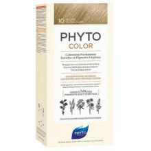Краска для волос phyto PhytoColor Permanent Hair Color No.10 Стойкая краска для волос без аммиака с растительными пигментами, оттенок экстра светлый блонд 50 мл