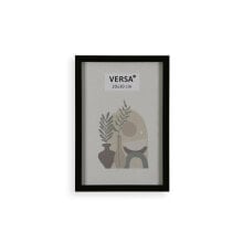 Photo frame Versa Black MDF Wood Vintage 1,2 x 32 x 22 cm