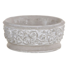 Planter Grey Cement 20,5 x 20,5 x 9 cm