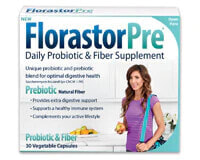 Пребиотики и пробиотики Florastor Pre Daily Probiotic & Fiber Пробиотический комплекс с клетчаткой 30 растительных капсул