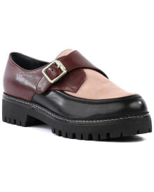 Купить красные женские балетки Seychelles: Seychelles Catch Me Leather & Suede Loafer Women's