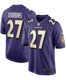 Nike men's J.K. Dobbins Purple Baltimore Ravens Game Team Jersey