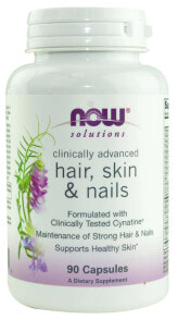 Витамины и БАДы nOW Foods Solutions Hair, Skin & Nails Комплекс с цинатином для волос, кожи и ногтей