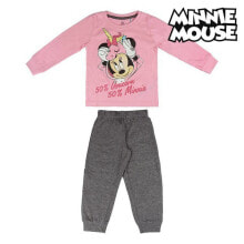 Детская одежда для девочек детская пижама Minnie Mouse с принтом Minnie