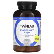 Twinlab, Магний в капсулах, 420 мг, 200 капсул